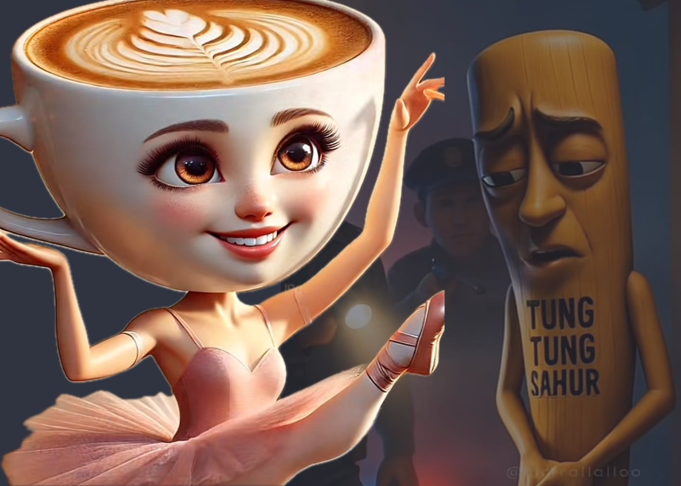 La ballerina più elegante e bella si chiama Ballerina Capuccina